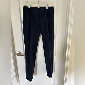 Loft Julie navy blue straight leg pant